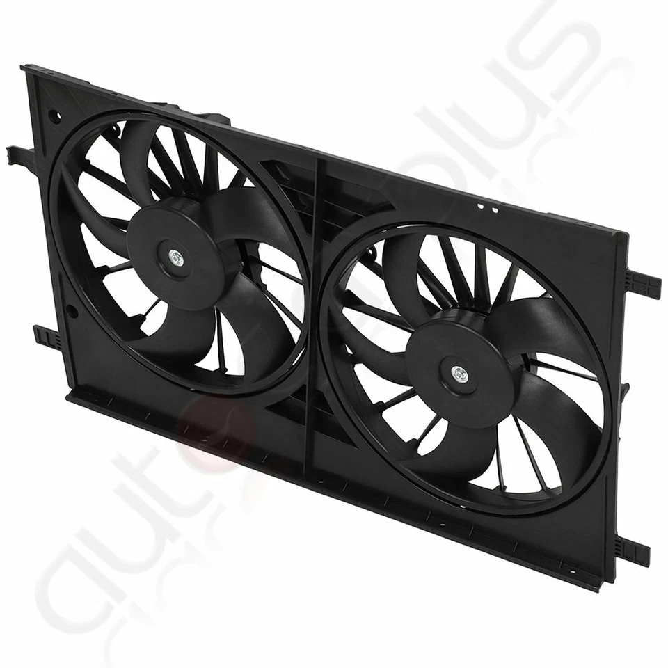 Conjunto de ventilador condensador de radiador para Jeep Patriot 2007 2008 2009 2010-2017 Foto 3 de 4