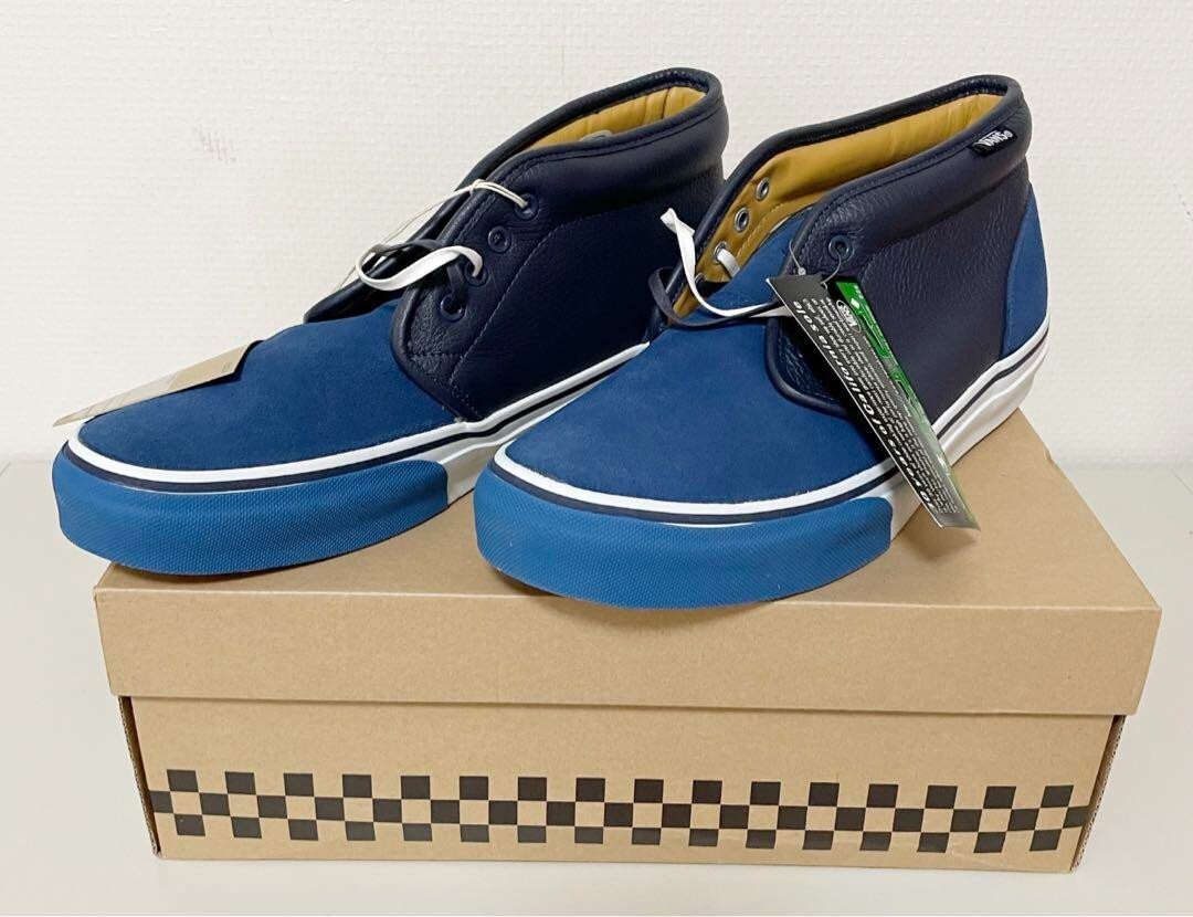 Vans x Deluxe Sneakers Shoes Collaboration Chukka Middle Blue Men 