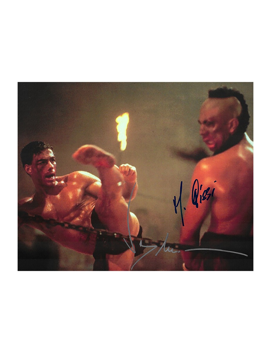 BATTLE TESTED PRESSURE PASSING DVDセット Kickboxer Print Signed by JCVD Jean-Claude Van Damme