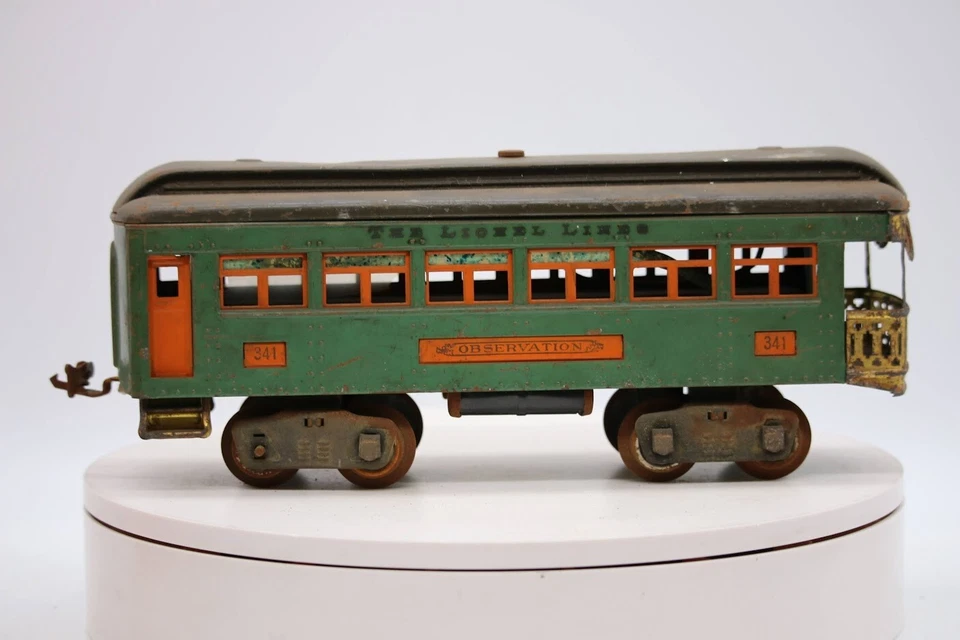 The Lionel Lines Observation Wagon #341 vintage train model Standard gauge - Image 3 of 4