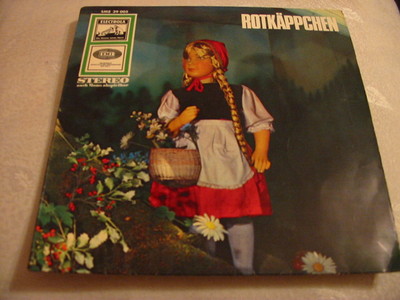 Vinyl7inch Gerd Berg ROTKÄPPCHEN German Press STEREO gut