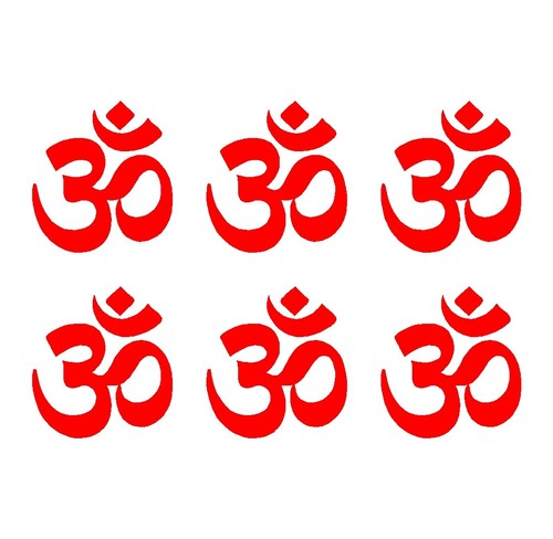 Set of 6 Ohm symbol vinyl decals phone laptop car - Picture 3 of 7