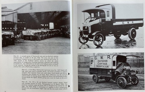 Two Volumes. "ROAD VEHICLES OF THE GREAT WESTERN RAILWAY". GWR. Facts & Photos - Picture 3 of 7