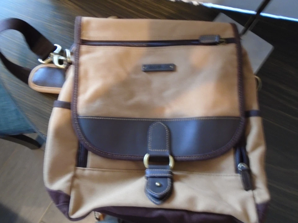 BOLSA DE VIAJE DE VIAJE EDDIE BAUER MARRÓN Y TOSTADA Foto 3 de 4