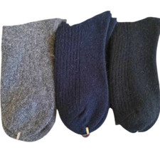 3Pack 100 Merino Wool Crew Dress Warm Thick Fuzzy Thermal Classic Men Work Socks