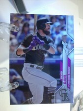 2020 Topps Baseball  #233 - David Dahl - Colorado Rockies  (3856)