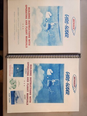 bensen gyrocopter build books and flight manuals 