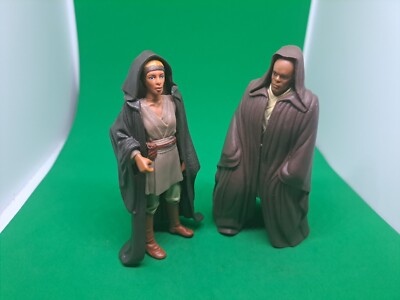 Star Wars Mace Windu & Adi Gallia Episode 1 1999 Action Figures *Lot Of 2*