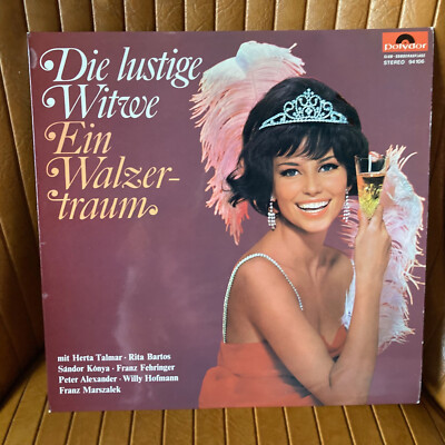 DIE LUSTIGE WITWE EIN WALZERTRAUM VINYL LP RECORD ALBUM AUSTRIA IMPORT RARE NICE