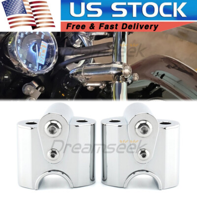 Handlebar Risers Adapter for BMW R18 BMW R18 Classic 2020 2021 Aluminum Silver