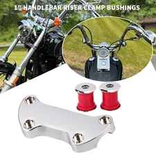 1" Handlebar Riser Clamp Bushings For Harley Sportster 883  Dyna Low Rider FXDL