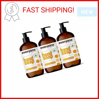 Everyone Liquid Hand Soap, 12.75 Ounce (Pack of 3), Meyer Lemon and Mandarin, Pl