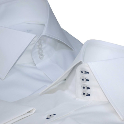 Collar Men White Windsor Shirt 