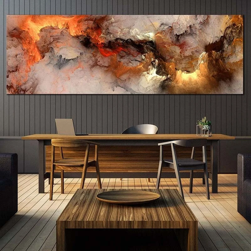 Abstract Cloud Canvas Painting Canvas Wall Art Picture Home Décor Poster Print