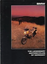BMW Legendary Motorcycles of Germany Brochure 1986 NEW DEALER issued = RARE nos