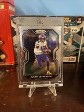 2020 Panini Prizm Justin Jefferson Rookie Card #398 RC. rookie card picture