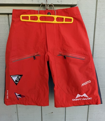 Musto Men's LPX Gore-tex Short SZ M Orange SAILING YACHTING beca