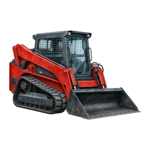 Construction Digger Compact Tractor Loader Truck Self Adhesive Vinyl Sticker