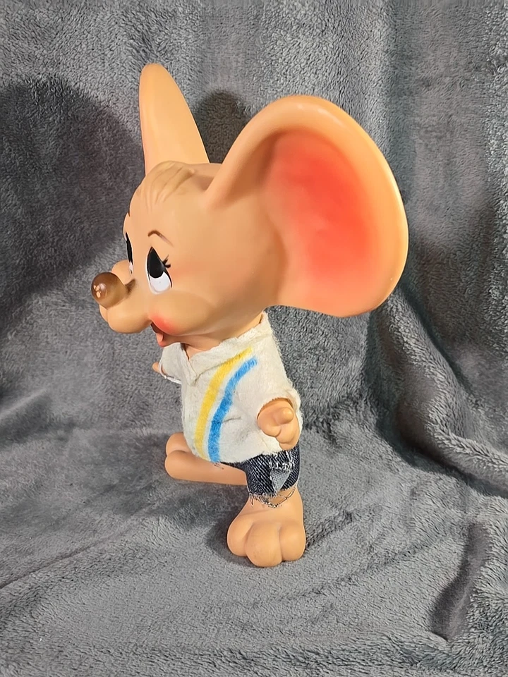 Vintage Huron Hard Plastic Mouse Bank 10" Tall - Image 4 of 4