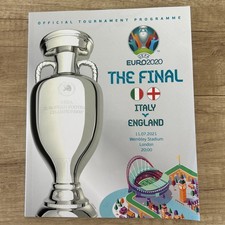 EURO 2020 FINAL - England v Italy @ Wembley - Official match programme (2021)