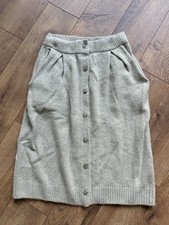 New Zara Girls Knit Button Down Skirt 13-14 Years