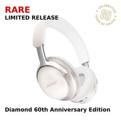 BOSE Quietcomfort ultra headphones 60周年 Bose QuietComfort Ultra Headphones Diamond Silver Noise Cancelling