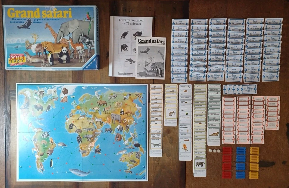 Grand Safari Jeu De Société Ravensburger Complet Et Reconditionné - Photo 2/4