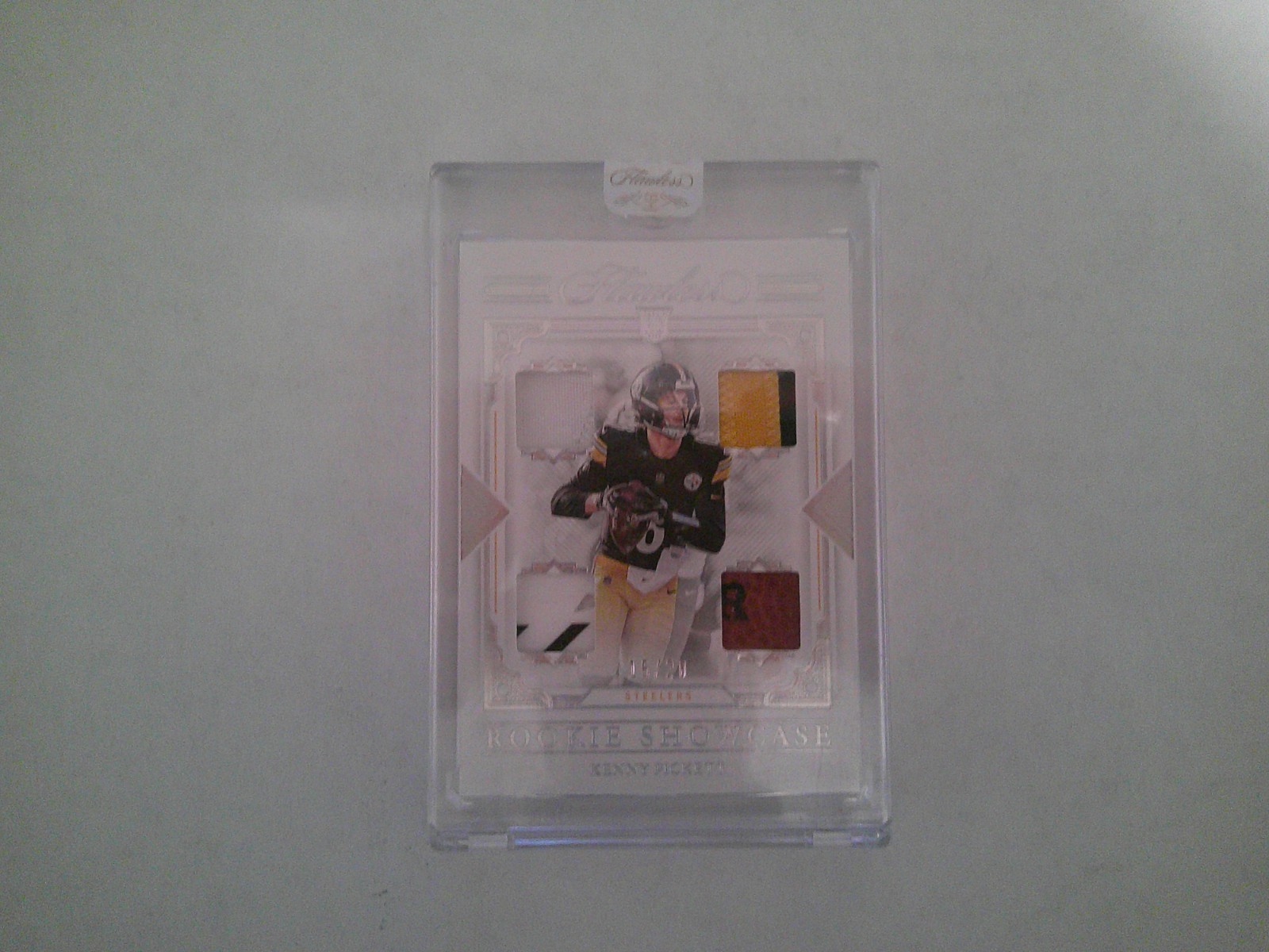 Kenny Pickett Panini Flawless Rookie Showcase Materials #RSKP Silver