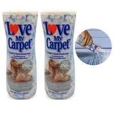 2 Pc Carpet Refresher Rug Odor Eliminator Room Deodorizer Allergen Reducer 17oz