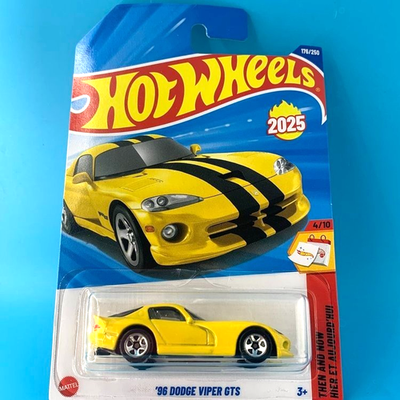 ミニカー Hot Wheels Dodge Viper GTS Limited Ed. HOT WHEELS 2025 '96 DODGE VIPER GTS DANDELION YELLOW 176/250 JBB95