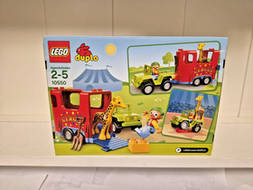 LEGO Duplo 10550-Circus Transport- Giraffe-Jeep-Trailer-Clown-NEW! VG-CONDITION!