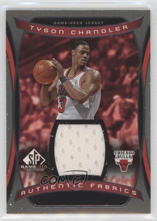 2004-05 SP Game Used Edition Authentic Fabrics Tyson Chandler #AF-TC 06bg