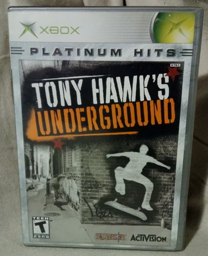 Tony Hawk's Underground Platinum Hits Original XBOX CIB Complete in Box Accept