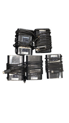 Dell 65W USB-C AC Adapter Lot of 5, Adapters Only 90 Day Warranty!