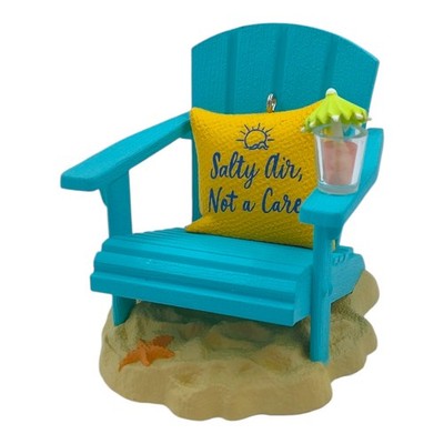 Hallmark Ornament Beach Bliss Umbrella Drink & Chair Salty Air Not a Care