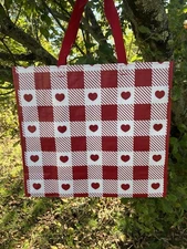 Valentine Themed Reusable Shopping/Gift/Tote Bags Hearts ❤️ Love - BURLINGTON