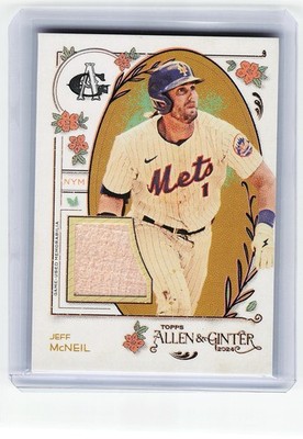 2024 Topps Allen & Ginter #AGR-JM Jeff McNeil Full-Size Relics B New York Mets