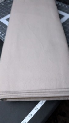 White Cotton Flannel Fabric By The Yard 43'' Wide Cut From Bolt