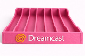Dreamcast Game Disc Stand Retro Sega Storage Organizer Rack HKT-3010 3D Print