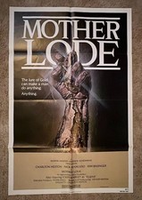 Mother Lode 1982 Movie Poster 27x41 Charlton Heston Kim Basinger