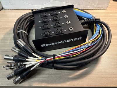 Pro Co Sound StageMaster Snake 12 Channel (8 x Send + 4 x 1/4 TRS Return)
