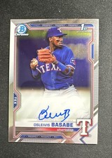 2021 Bowman Chrome - Prospect Autographs Osleivis Basabe #CPA-OB (AU, RC)