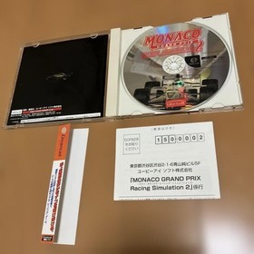 Dreamcast Monaco GrPrix Racing Simulati2 band postcard Japan k2