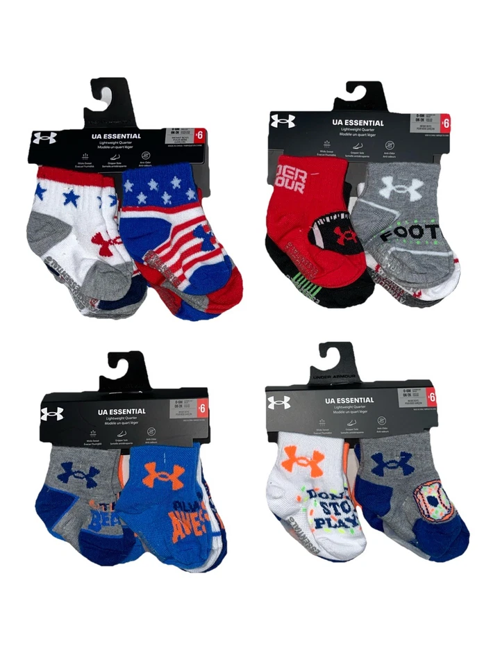 Body Under Armour Bebé Polo o Sin Cuello, Sólido o Rayas; Talla 0-3 a 24M Foto 2 de 2