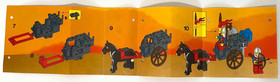 Vintage &copy;1984 LEGO 6022 Instruction Manual Castle Lion Knights Horse Cart 120314