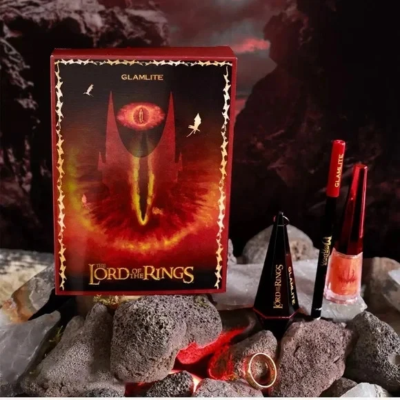 Glamlite Lord of the Rings Eye of Sauron Lip Kit New in Box LIPSTICK GLOSS LINER