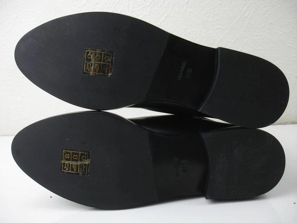 Botas Chelsea de cuero negras sin cordones al tobillo 8,5 38,5 $595 THEYSKENS THEORY para mujer Foto 4 de 4