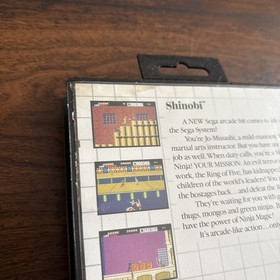 Shinobi (Sega Master System, 1988) Authentic. CIB. Manual Included *READ*