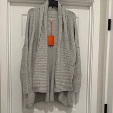NWT KNOX Rose Cozy Gray Women's Cardigan XXL