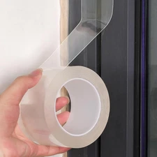 Transparent Weather Sealing Tape, Clear Draft Isolation Film Tape for Door Draft